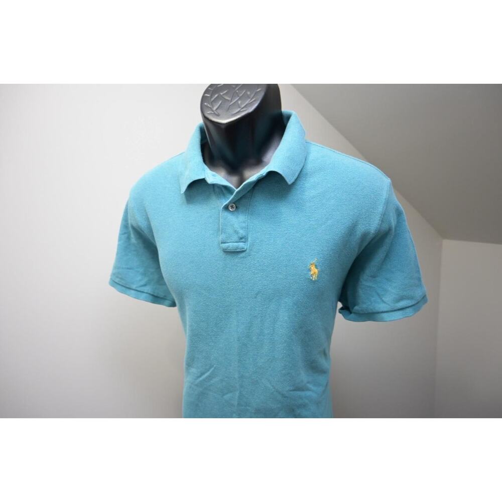 Polo Ralph Lauren Golf Polo‎ Custom Fit Blue Short Sleeve Mens Size XL